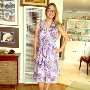 Vintage Hawaiian Wrap Dress